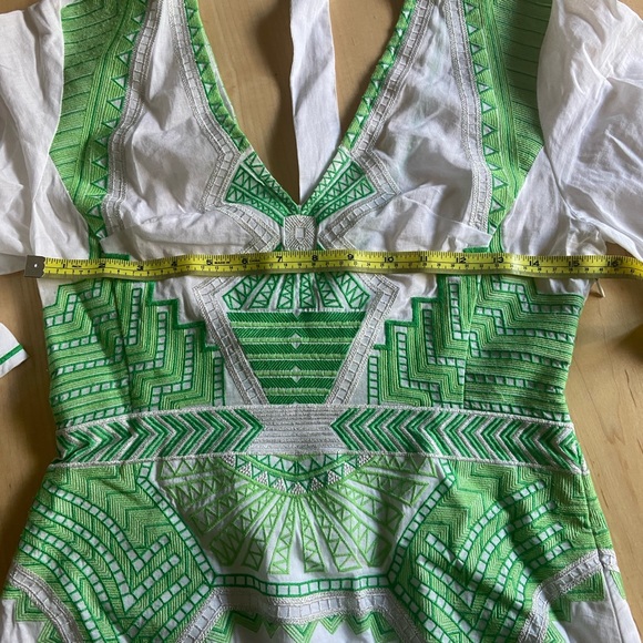SASS AND BIDE SHORE GREEN EMBROIDERED DRESS - Picture 8 of 9